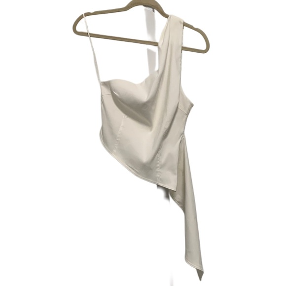 Zara Tops - Zara One Shoulder Asymmetrical Tank Top